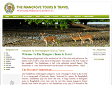 Tablet Screenshot of mangrovetours.com